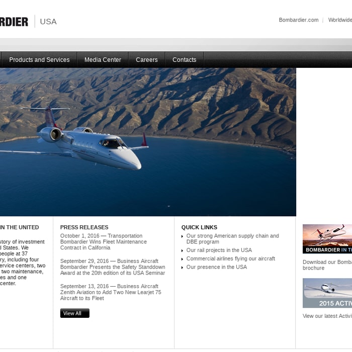 Bombardier in the USA