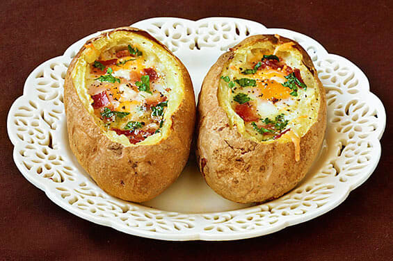 Idaho Sunrise (Eggs & Bacon Potato Bowls) Recipe
