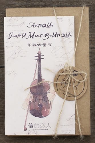 Kawaii Post Card Set - Music Instrument