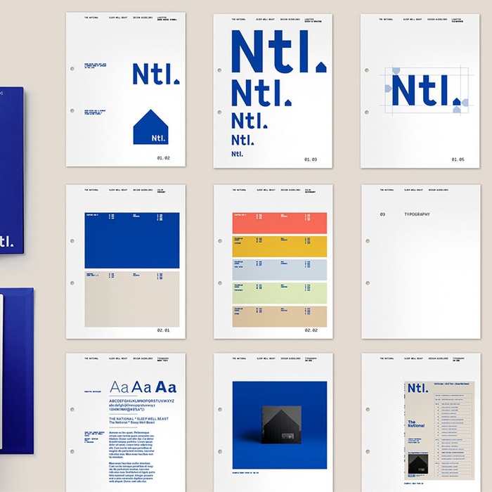Pentagram work for The National takes wry look at corporate branding