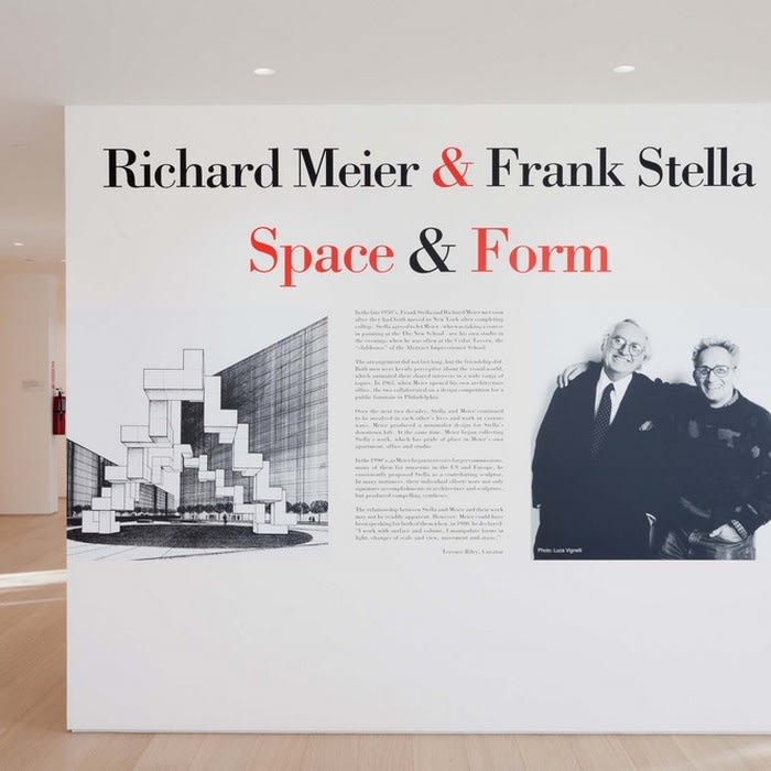 Richard Meier and Frank Stella Exhibition - e-architect