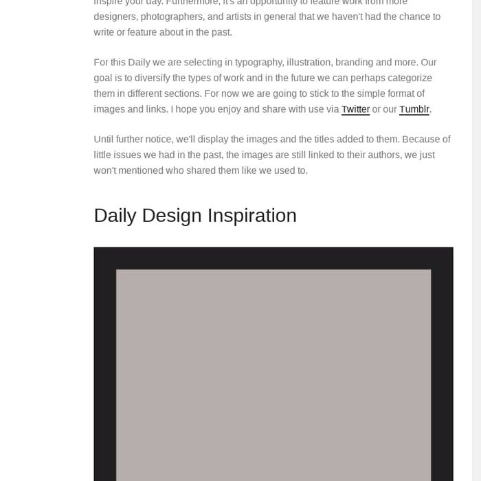 Daily Design Inspiration