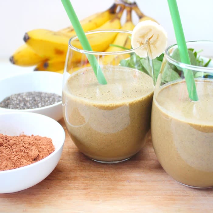 Chocolate Peanut Butter Green Smoothie