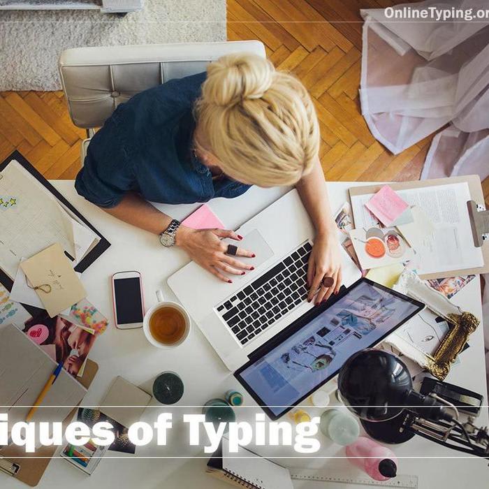 Several methods of typing - typing techniques