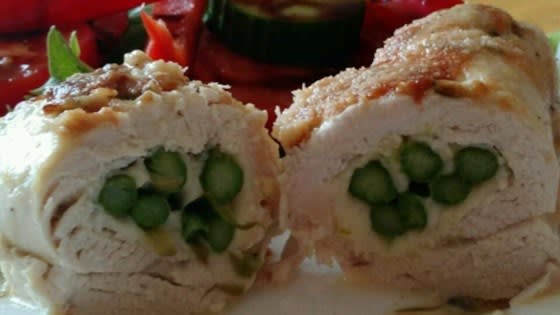 Chicken Asparagus Roll-Ups Recipe