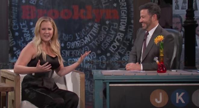 Amy Schumer Delivered A Stupidly Relatable Anecdote About What It Feels Like To Gain Weight On 'Kimmel'
