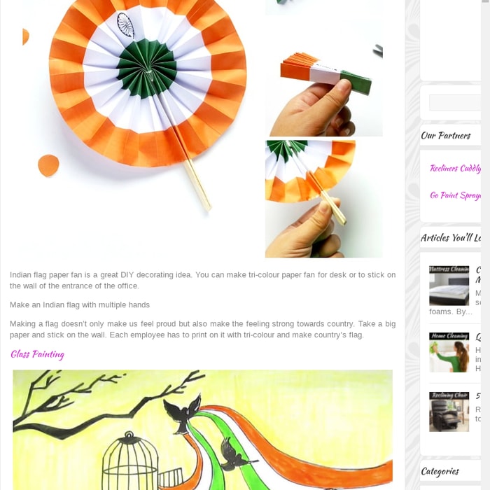 Corporate Office Decoration Ideas On Independence Day