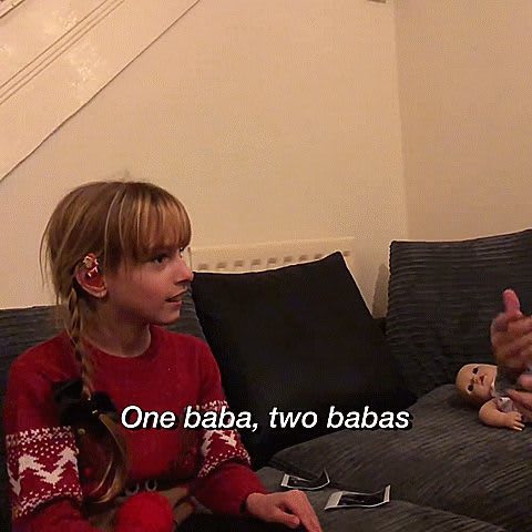 Deaf girl learns she's going to be a big sister to twins.