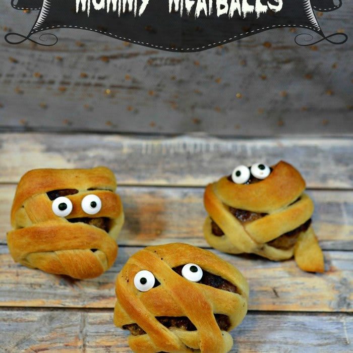 Scary Mummy Meatballs Bites Recipe - Great Appetizer