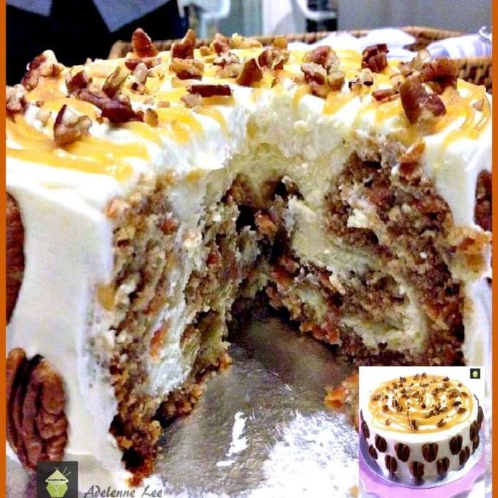 Carrot Cake Cheesecake. Perfect for Thanksgiving,Christmas,Easter