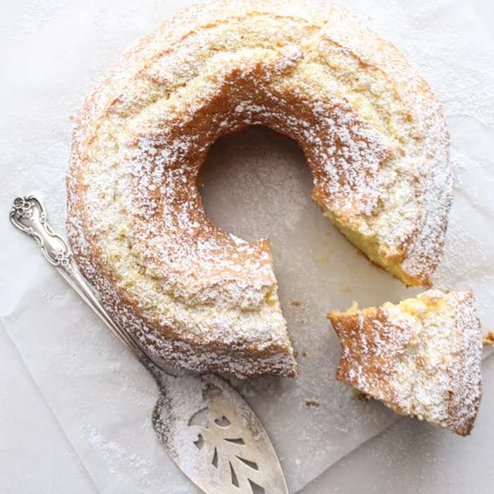 Italian Fresh Cream Lemon Cake - An Italian in my Kitchen