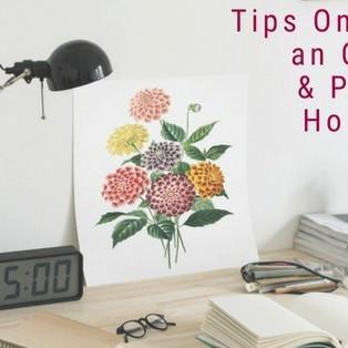 Tips On Creating an Organised and Productive Home Office - Inspiring Mompreneurs