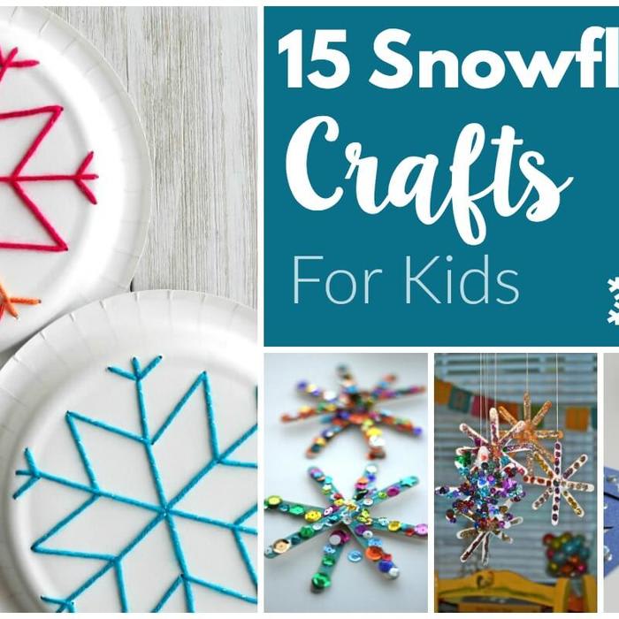 15 Snowflake Crafts For Kids