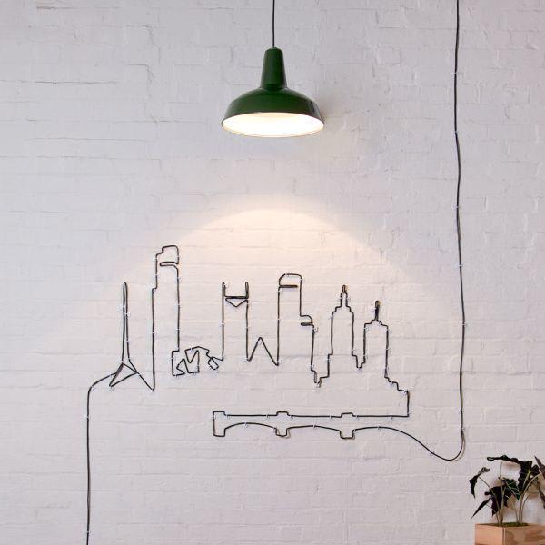 Why Hide Your Cables And Cords When You Can Turn Them Into Beautiful Wall Art...