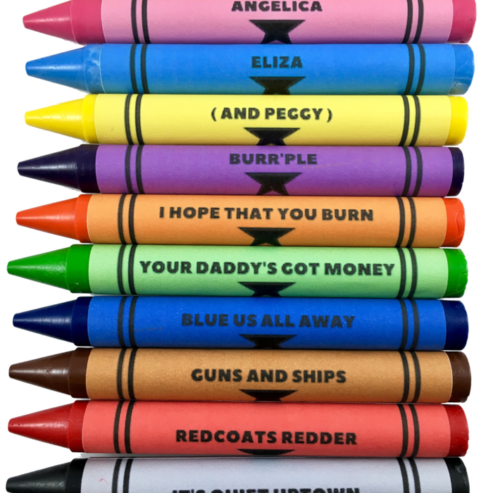 This pack of 'Hamilton' crayons will make you 'smile more'