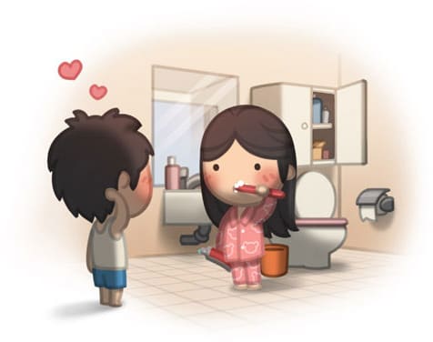 Husband Creates 22 Lovely Illustrations For His Wife Explaining What Love Means To Him