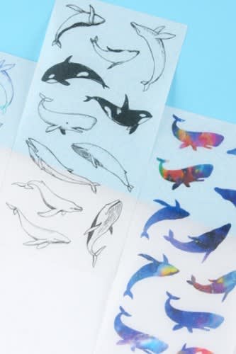cute Planner Drawing Sticker Set - Ocean World