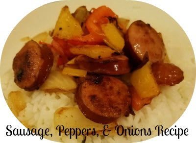Sausage, Peppers, & Onions Recipe. Easy to cook, even easier to serve!