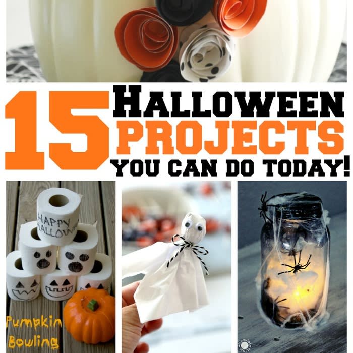15 Halloween Projects you can do Today! -
