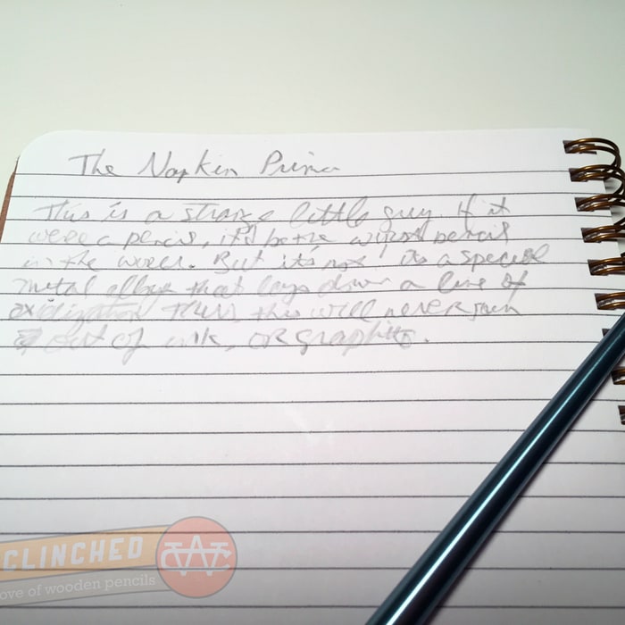 If neither pencil nor pen, then what is it? Reviewing the Napkin Prima