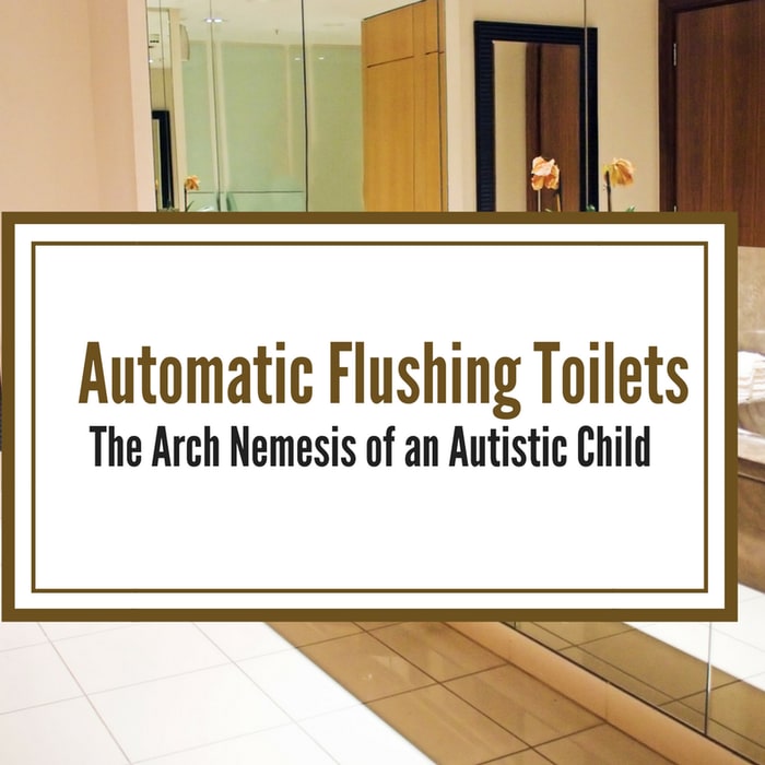 Public Bathrooms and Sensory Issues: Automatic Flushing Toilets & Autism