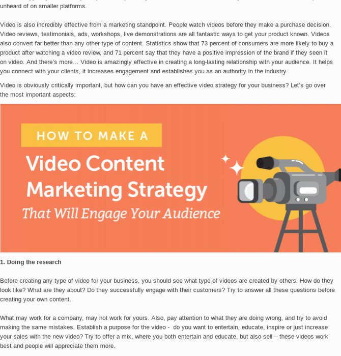 How Can You Create an Effective Video Content Strategy? | Business Listing Plus