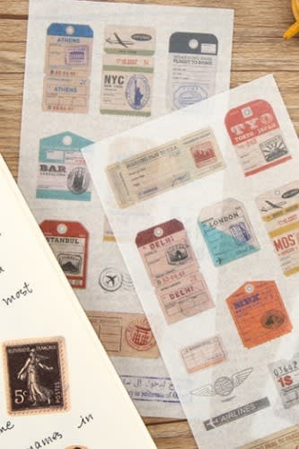 cute Planner Drawing Sticker Set - Vintage Stamp