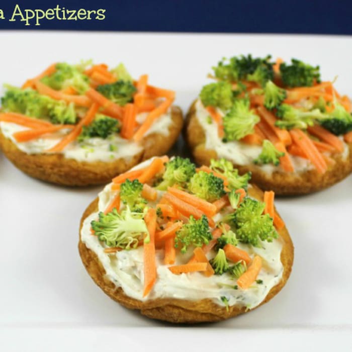 Veggie Pizza Appetizers Recipe - Sugar, Spice and Family Life