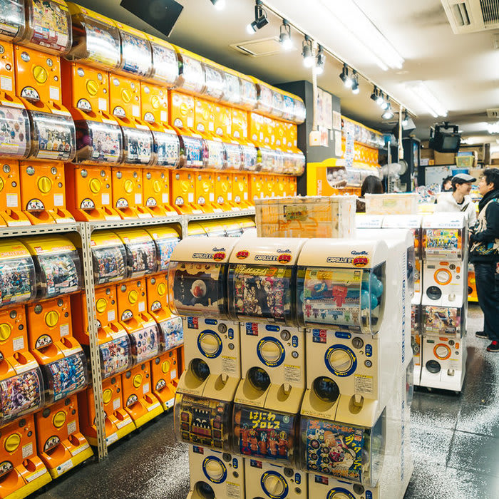 Tons of Japanese Capsule Toys at Akihabara Gachapon Kaikan