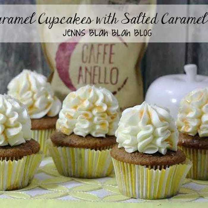 Salted Caramel Cupcakes with Salted Caramel Frosting
