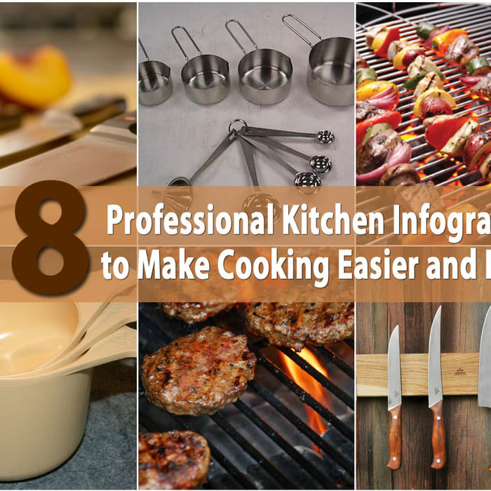 18 Professional Kitchen Infographics to Make Cooking Easier and Faster -...
