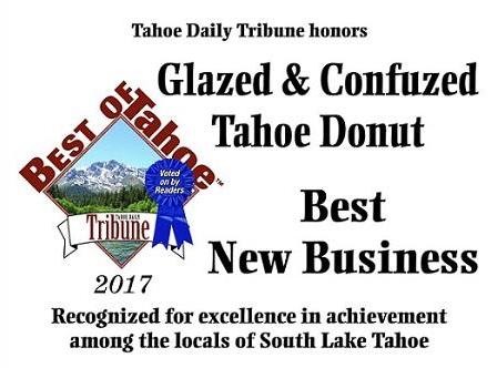 Glazed And Confuzed Tahoe Donut - FREE DONUT DELIVERY SOUTH LAKE TAHOE