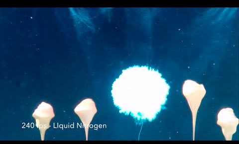 Underwater Explosions - Slow Motion Dry Ice Bomb.