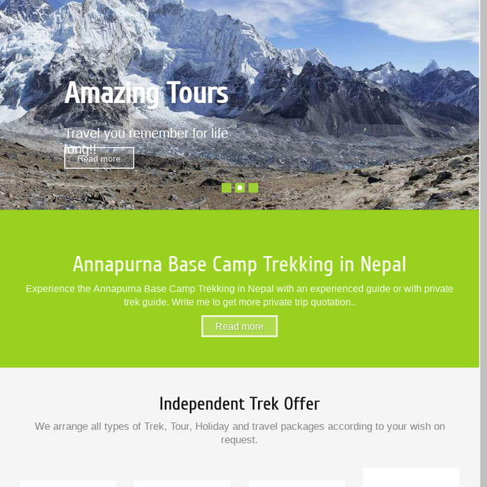 Independent trekking tour guide Nepal, freelance trek guide in Nepal