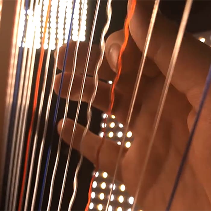 A Hauntingly Beautiful Cover of the Stranger Things Theme Song Played on a Harp and Cello