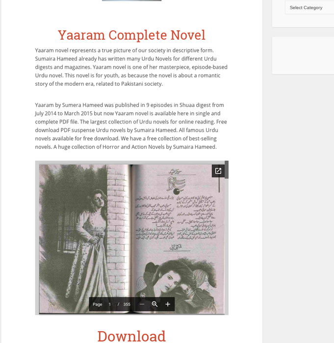 Yaaram Complete Novel by Sumaira Hameed in PDF Pak Books