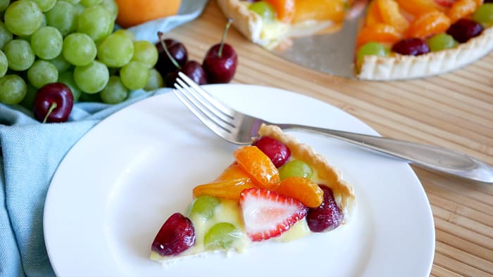 Fresh Fruit Tart with Orange Curd Recipe for Summer