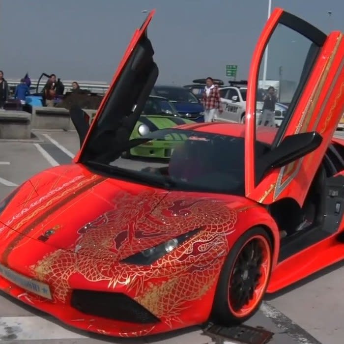 Epic $10 Million Dollar Lamborghini Car Meet in Japan
