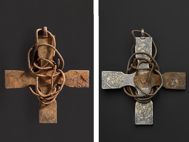 Freed of 1,000 Years of Grime, Anglo-Saxon Cross Emerges in Stunning Detail