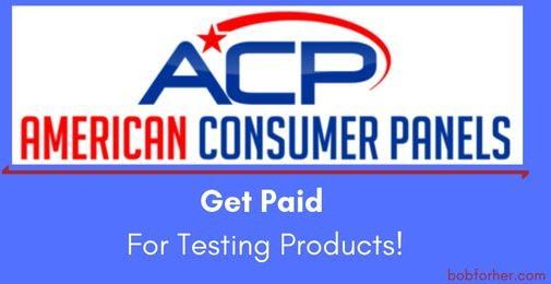 Get Paid For Testing Products! American Consumer Panel Review
