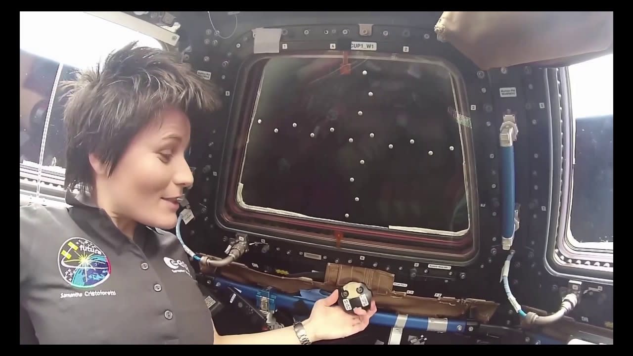 UFO observed on the International Space Station