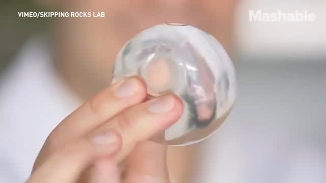 Scientists created edible water.