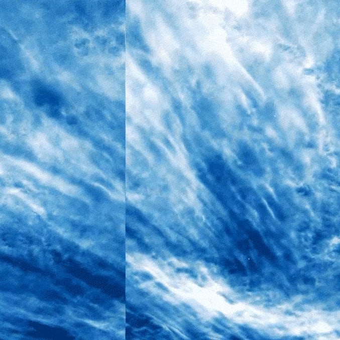 NASA balloon mission captures electric blue clouds