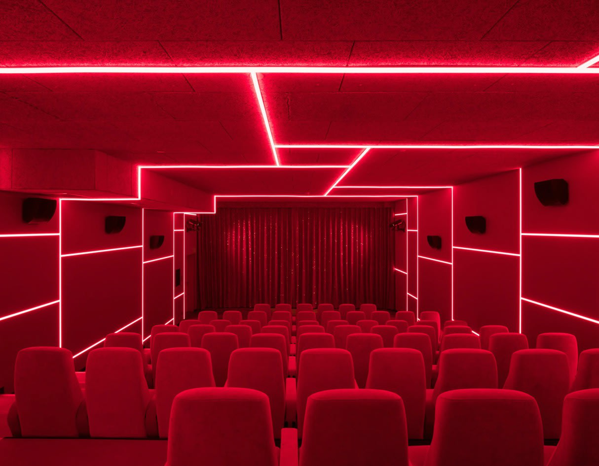 This Futuristic, Neon-Filled Cinema in Berlin is Completely Insane