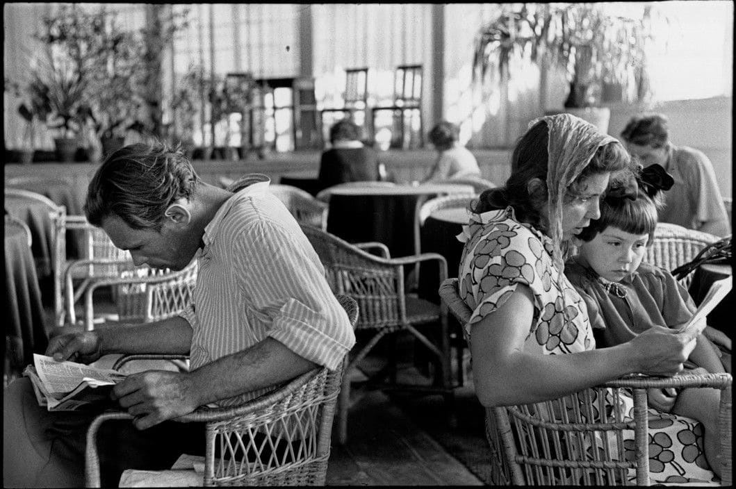 Gorky park. Photo by Henri Cartier-Bresson, Moscow, USSR, 1954