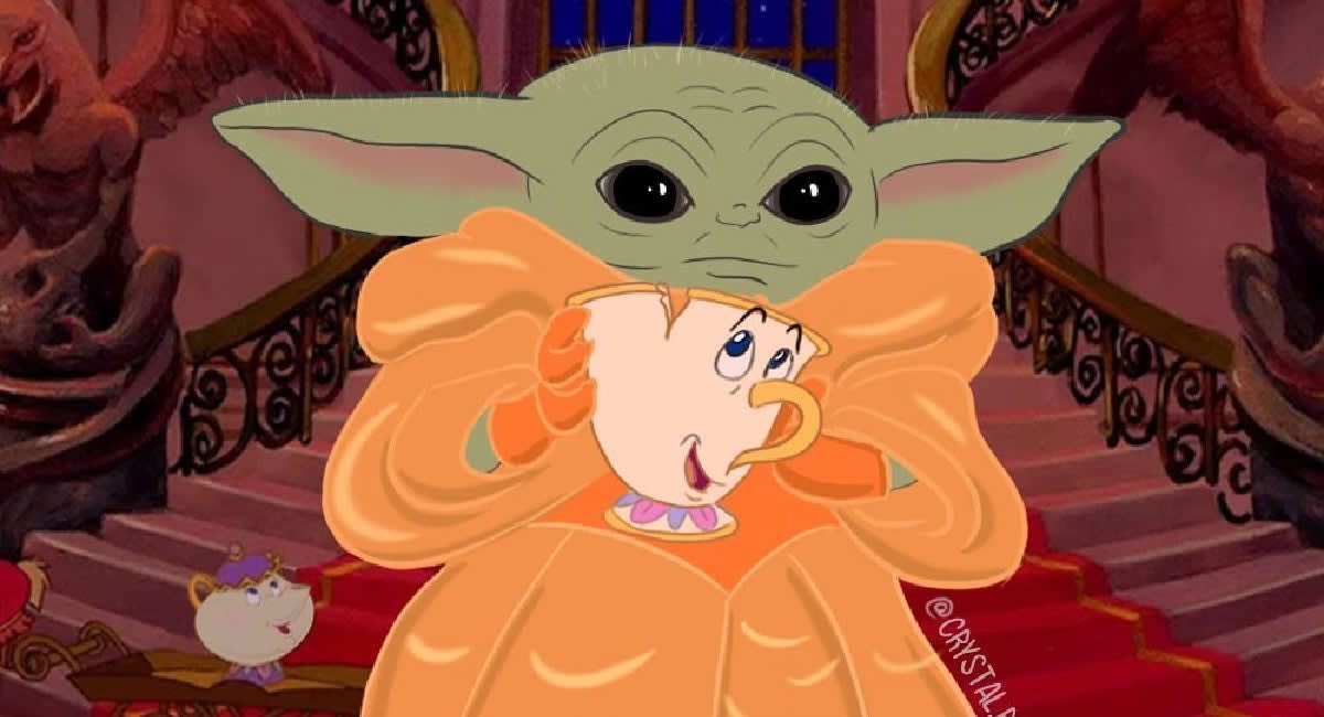 This Artist Hilariously Reimagined Every Disney Princess as Baby Yoda