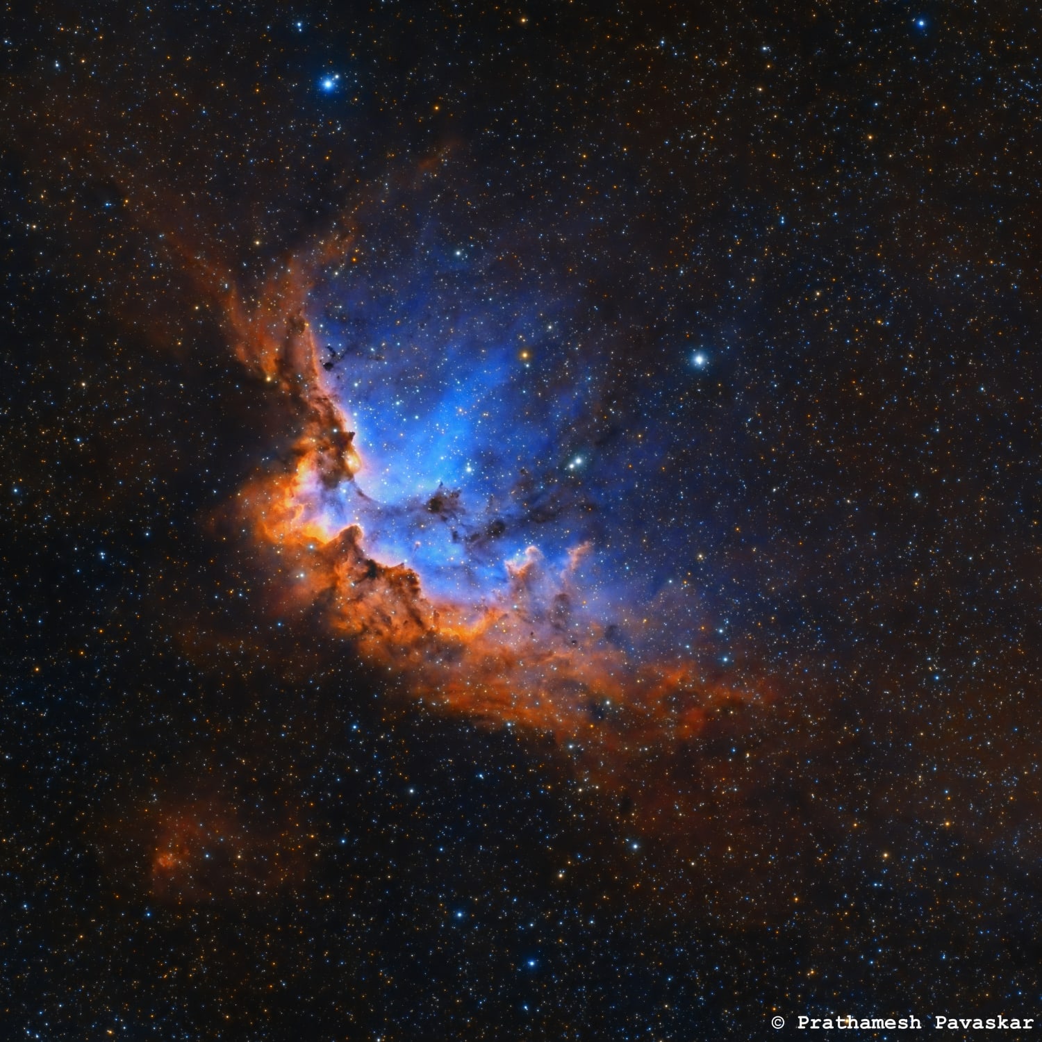 The Wizard Nebula (20 hours exposure)