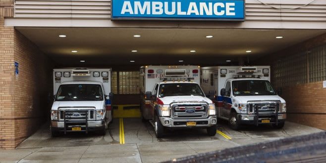 Discharges from New York hospitals are already 3 times higher than incoming ones