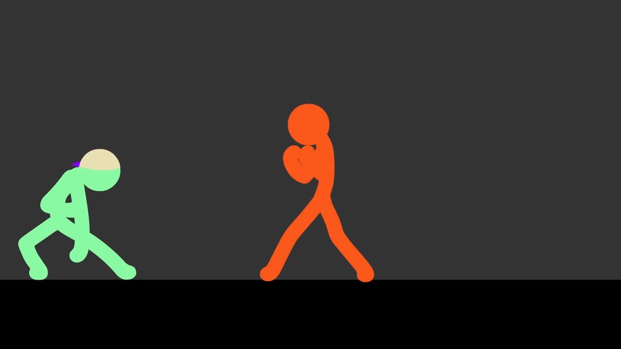 Stick Figure Beatdown animation with sound