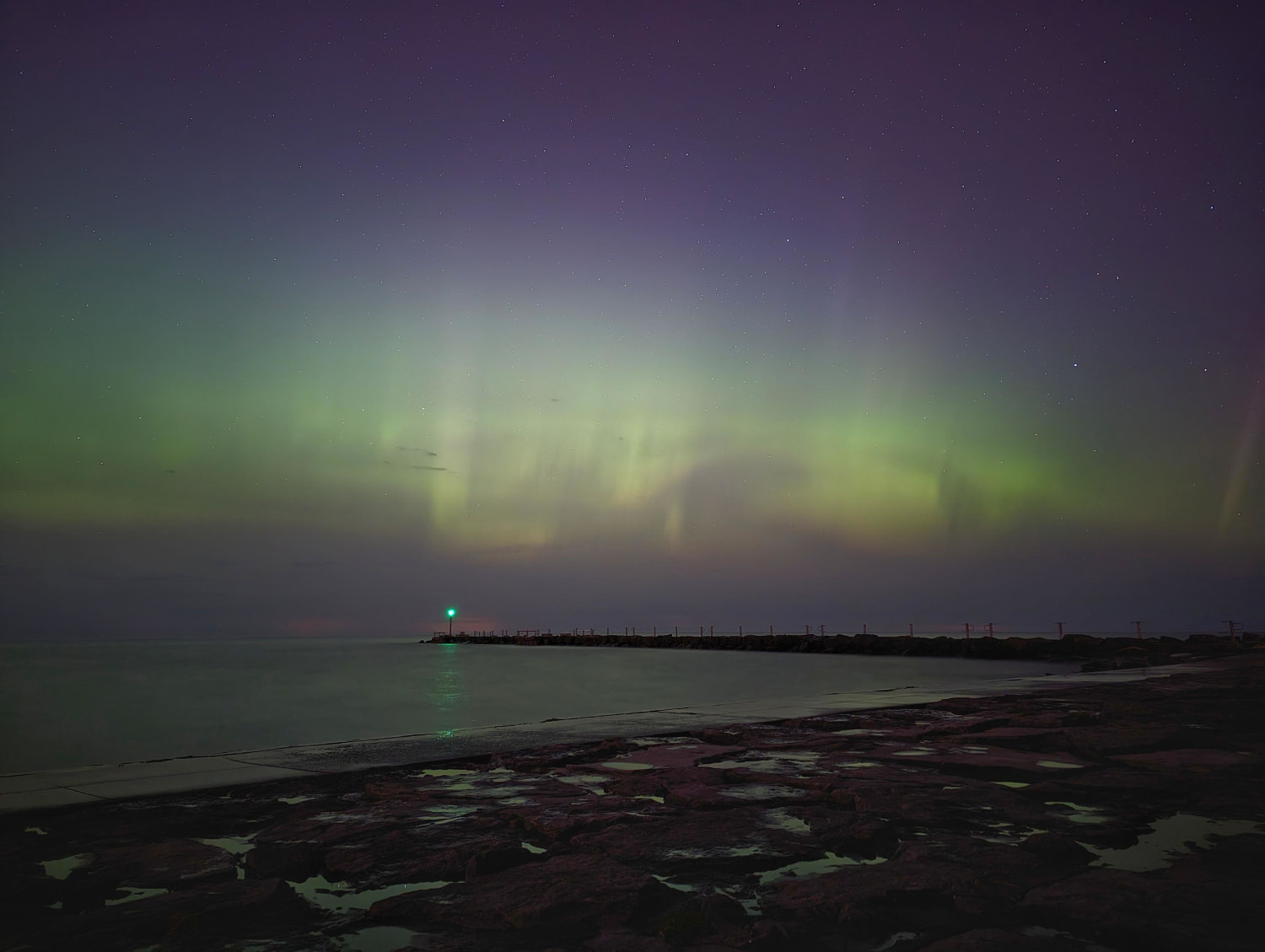 Observed Northern Lights in Upstate, NY